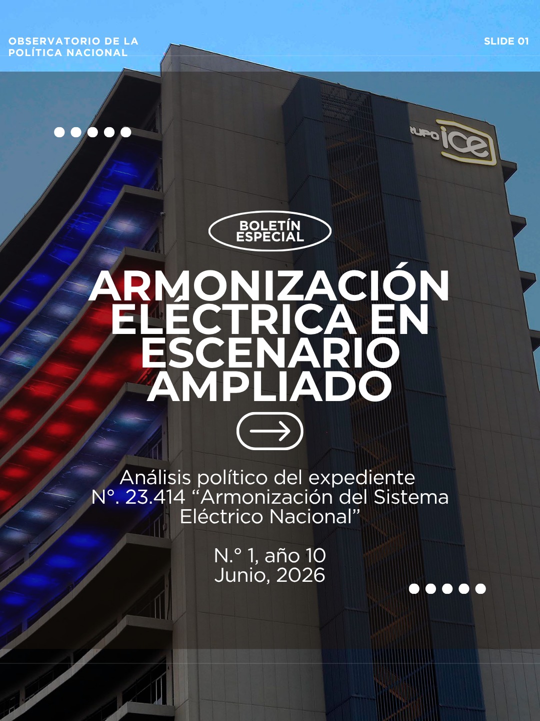 Boletín especial: Armonización eléctrica en escenario ampliado