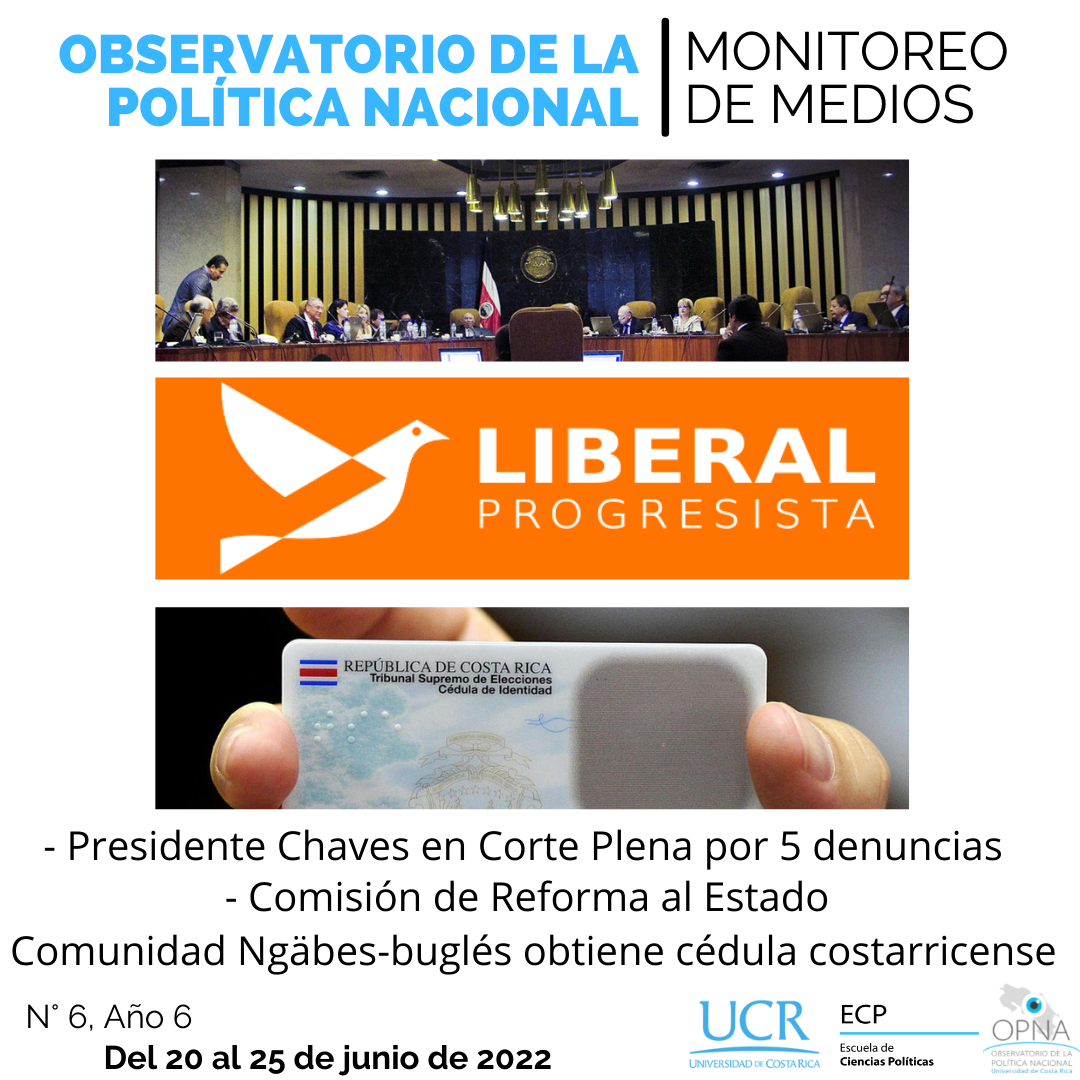 Monitoreo de Medios 20 Junio a 25 Junio
