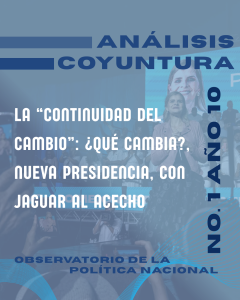 Análisis de Coyuntura: enero a abril 2026